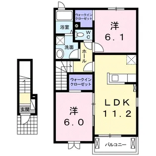 ブランコ【2階】の間取り