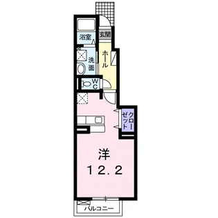 アラヤフラット【103号室】の間取り