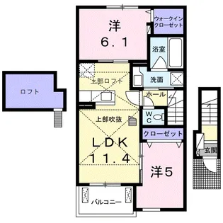 グレイス フォレスト【2階】の間取り