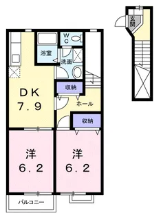 シルキー21【2階】の間取り
