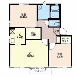 グリーンガーデン【2階】の間取り