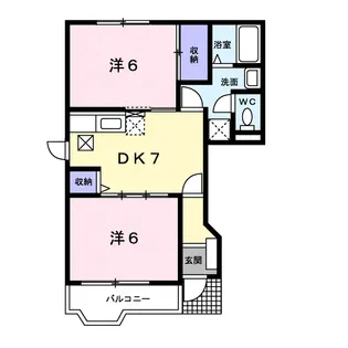 サンセール【1階】の間取り