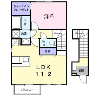 ブリアン【2階】の間取り