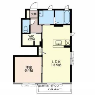 サンライト D【101号室】の間取り