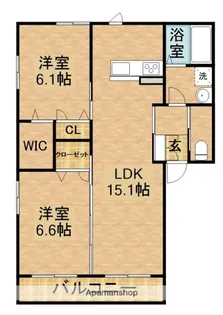 サクラーレ【2階】の間取り