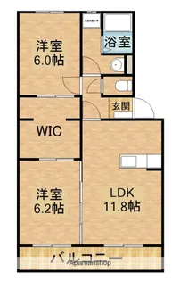 ペガサス【1階】の間取り