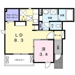 グレイスM【1階】の間取り