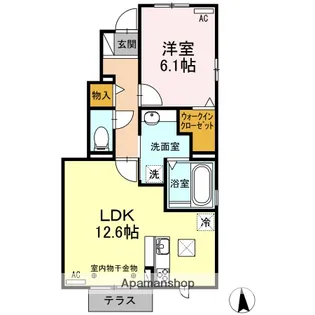 ZENITH【1階】の間取り