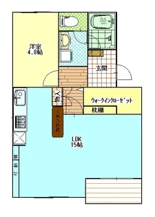 ハイツテクトピア掛川II【2階】の間取り