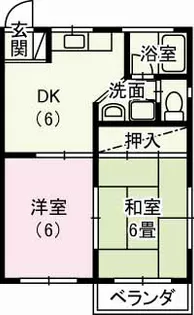 MAISON DE PATIO【2階】の間取り