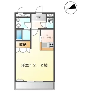 アベニュー平野Ⅶ【1階】の間取り