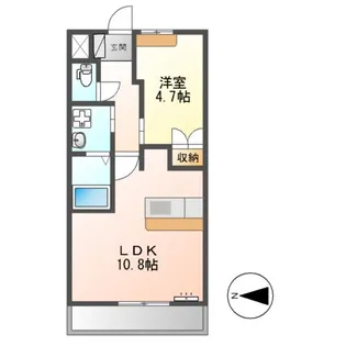 シャローム【2階】の間取り