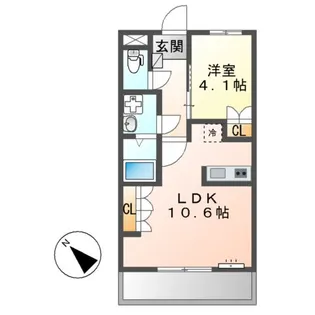 エクセレントビレッジ【2階】の間取り