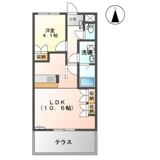 トリュイートⅡ【1階】の間取り