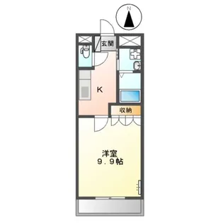 フルハム【2階】の間取り