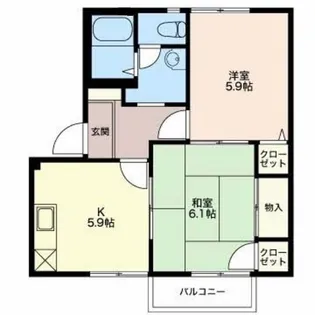 しおさいの丘E【2階】の間取り