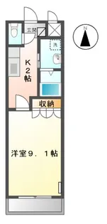 シャングリラ【1階】の間取り