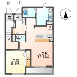 シャルム【1階】の間取り