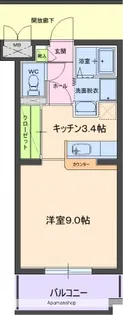 ヴァンベール46【301号室】の間取り