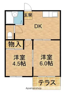 メゾンK【102号室】の間取り
