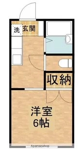 さつきハイツE【1階】の間取り