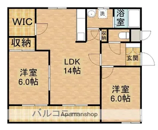 メゾン・アブニール【302号室】の間取り