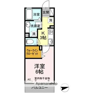 パミドールⅡ【1階】の間取り
