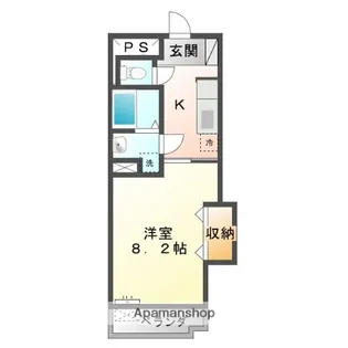 M’S【107号室】の間取り