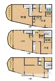 ドリームハウス【1号室】の間取り