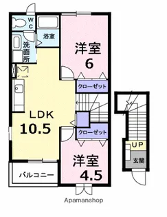 セイバリーヒル【2階】の間取り