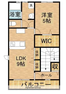 LOTUS住吉【202号室】の間取り