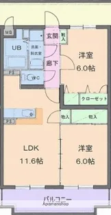 エヌケイガーデン【1階】の間取り