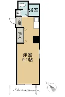 ハイツ浅間通り【2階】の間取り