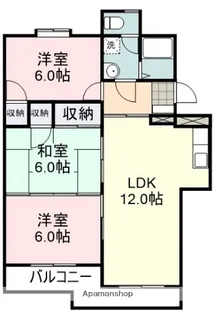 第一ゴトウハイツ【2階】の間取り