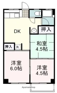EAGLE MIHO(イーグル三保)【4階】の間取り
