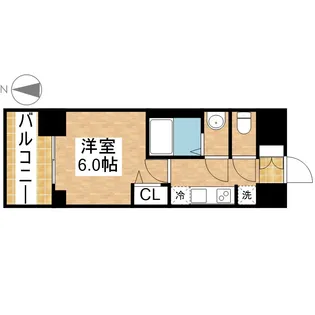 プレサンス桜山駅前アフォード【2階】の間取り