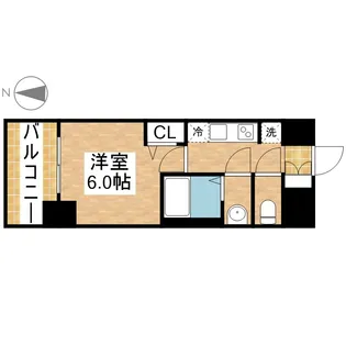 プレサンス桜山駅前アフォード【3階】の間取り