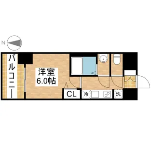 プレサンス桜山駅前アフォード【5階】の間取り