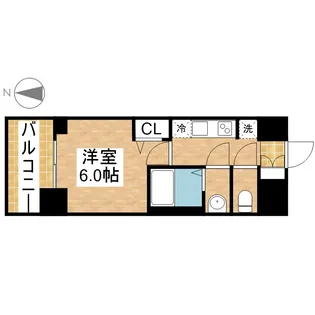 プレサンス桜山駅前アフォード【2階】の間取り