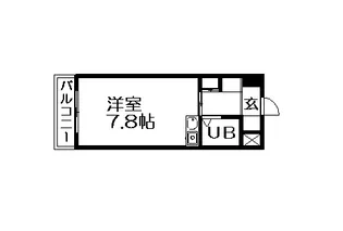 KOMODOKASA MIWA【503号室】の間取り