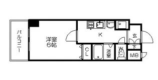 プレサンス新栄リミックス【8階】の間取り