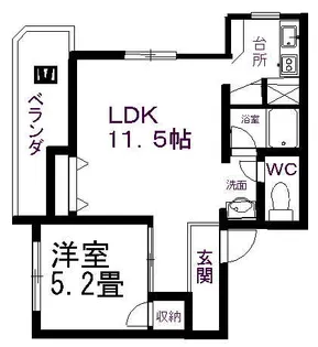 ガーデンハイツオギー【3階】の間取り