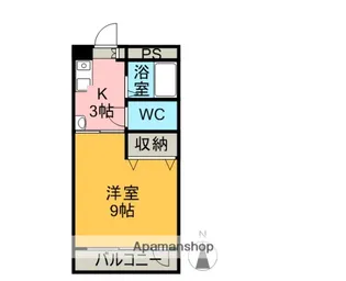愛知県名古屋市千種区丸山町3丁目【マンション】の間取り
