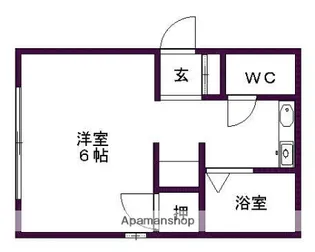 コーポパークハイツ【2階】の間取り