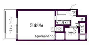 シャルマン千種【3階】の間取り