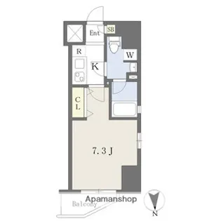 カレント今池【9階】の間取り
