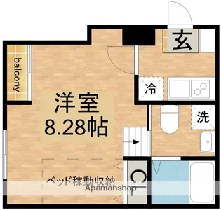 リンデンバウムJ5【1階】の間取り