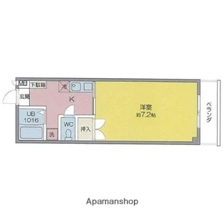 アビターレ筒井【2階】の間取り