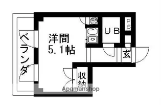 第3メゾン吾妻【5階】の間取り