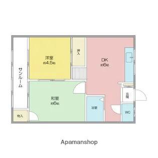 マンション幸【3階】の間取り